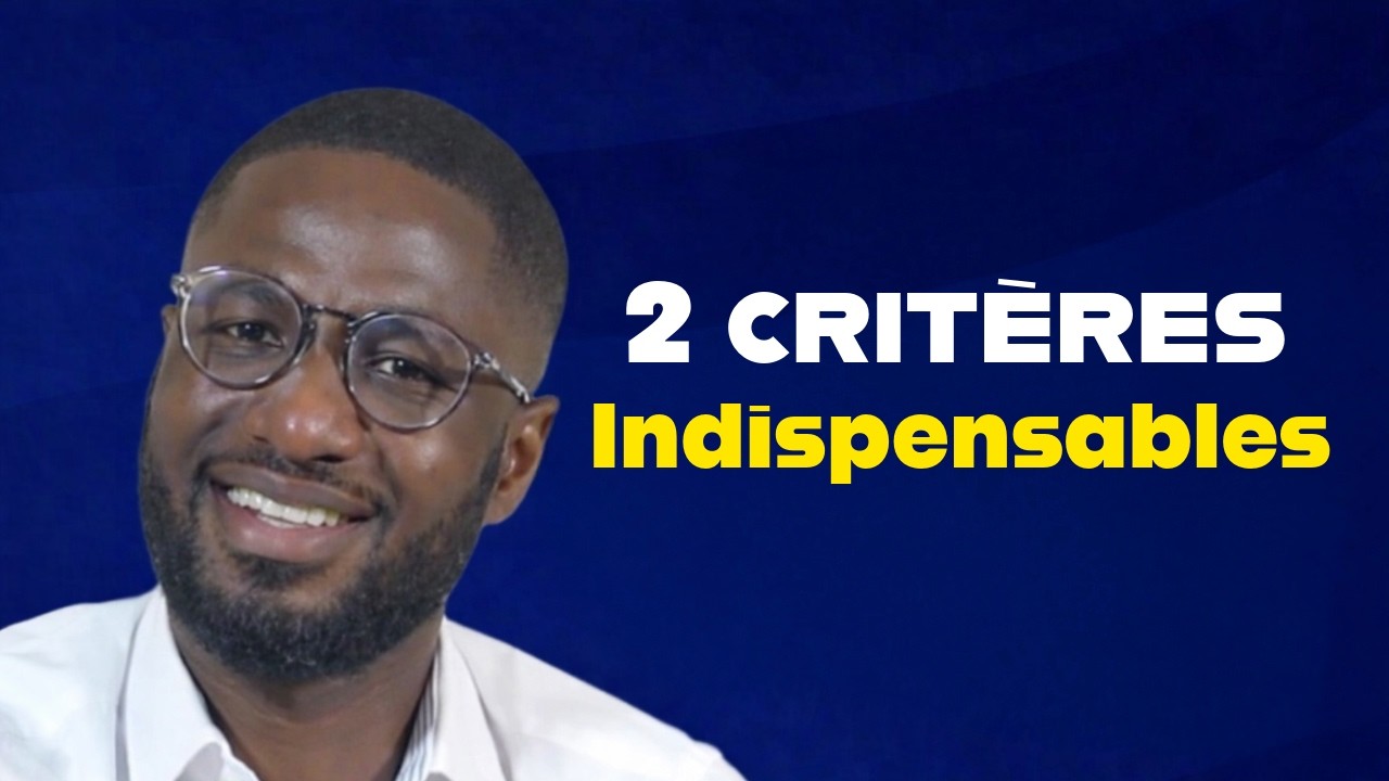 👉Tu veux un couple beau et solide ? Voici les 2 critères indispensables JUSTE CRÉPIN GONDO #amour