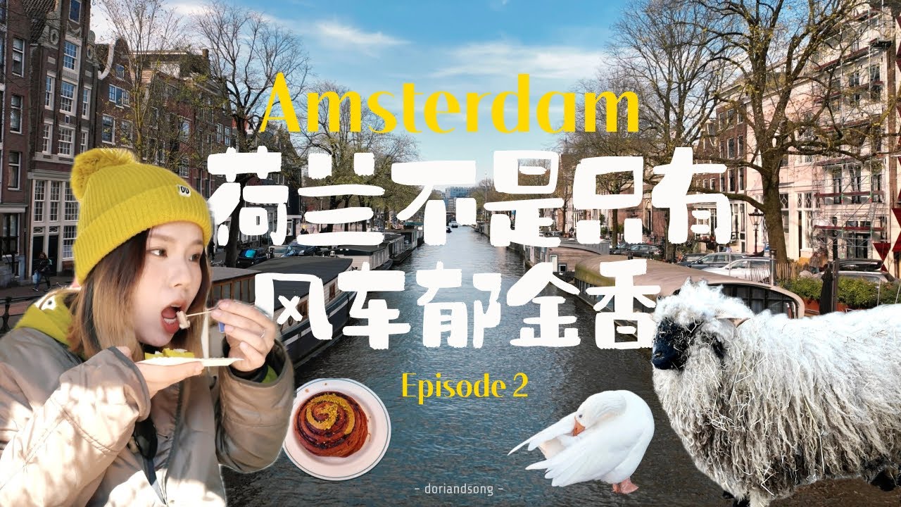 🇳🇱荷兰ep2｜没有风车和郁金香的阿姆斯特丹，厌倦了打卡式旅行，咸鱼和老友才是这个城市于我的意义。