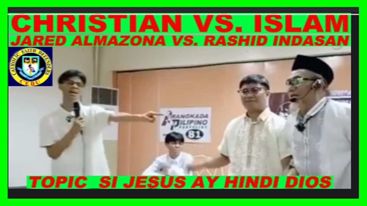 🔴 Jared Almazona VS  Rashid Indasan / Topic: Si Jesus ay Hindi Dios
