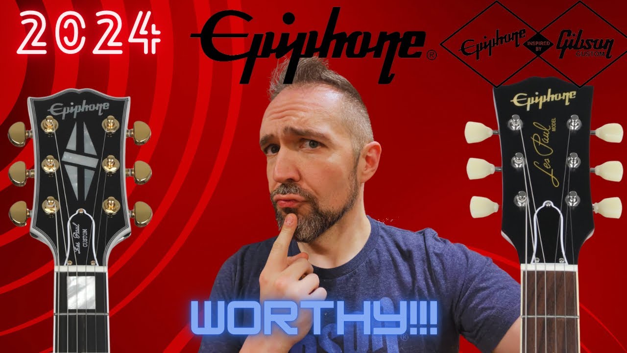 Epiphone 1959 Les Paul и Les Paul Custom 2024 года! Вдохновлено Gibson Custom