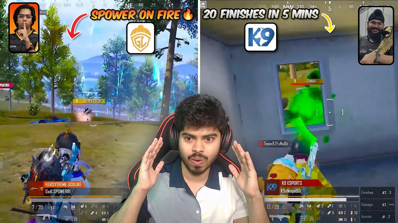 SPOWER ON FIRE 🔥 | K9 20 FINISHES in JUST 5 MINS💀 | PART 1