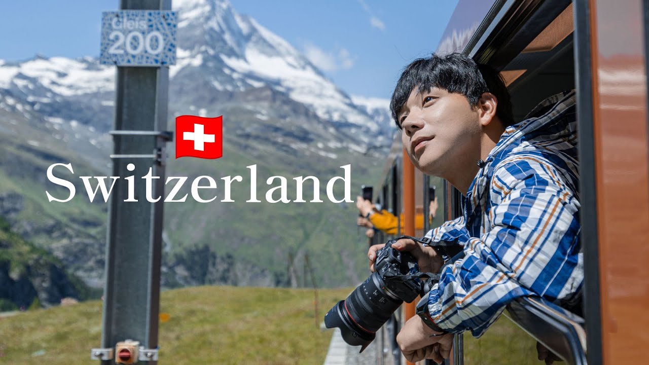 VLOG) 되게 되게 유명한 산 | 🇨🇭스위스의 꽃 '마테호른'🏔️ | 만년설 '사스페', 체르마트ㅣEOS R8, PowerShot V10, canon vlog