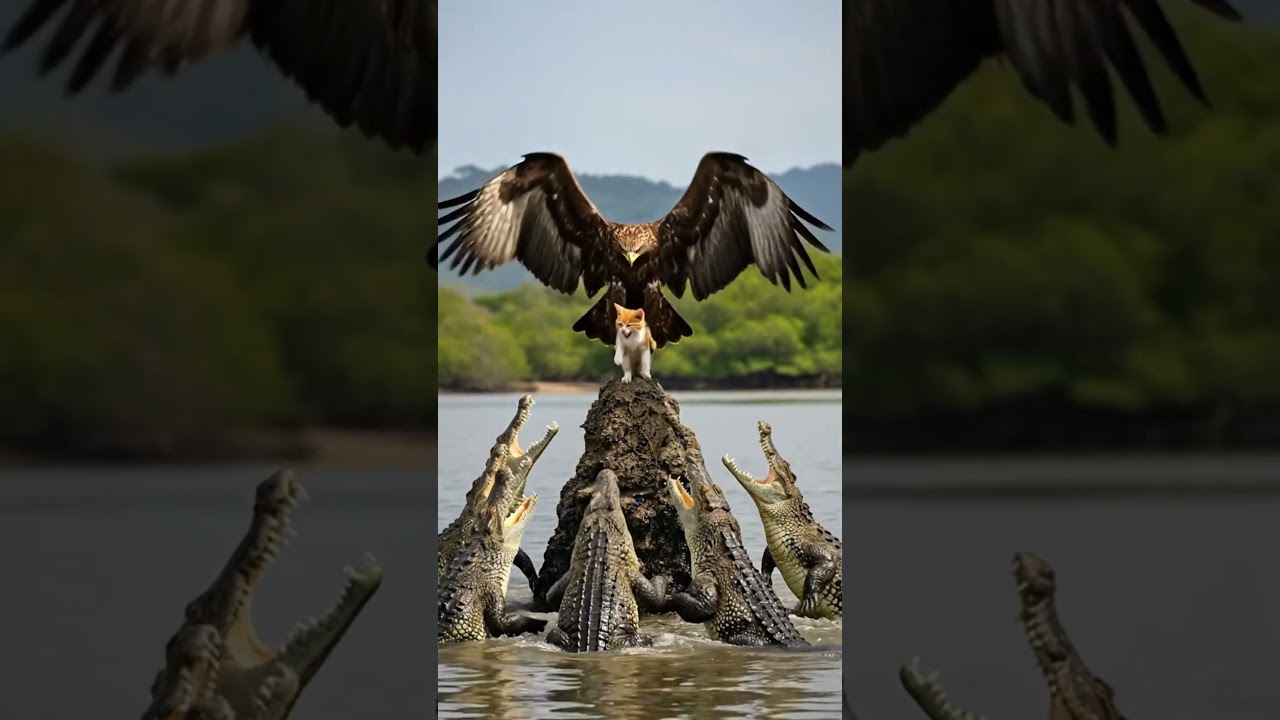 Kitten's survival An extraordinary story on the lake! 