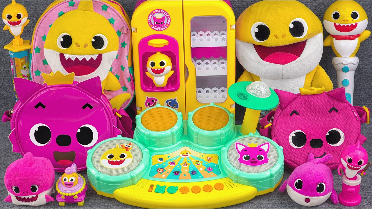 BABY SHARK Collection Unboxing - Satisfying Unboxing (ASMR)