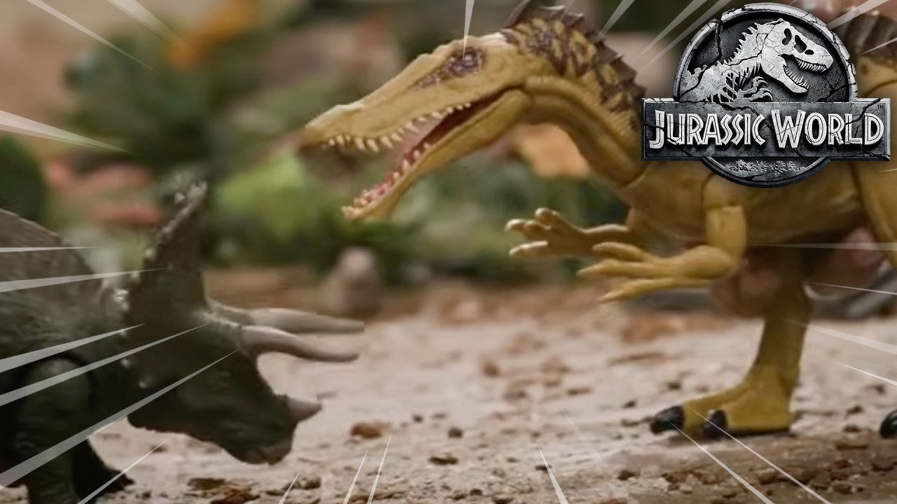 EPIC Dino Battles in Jurassic World! | Mattel Action! | 60+ Minutes
