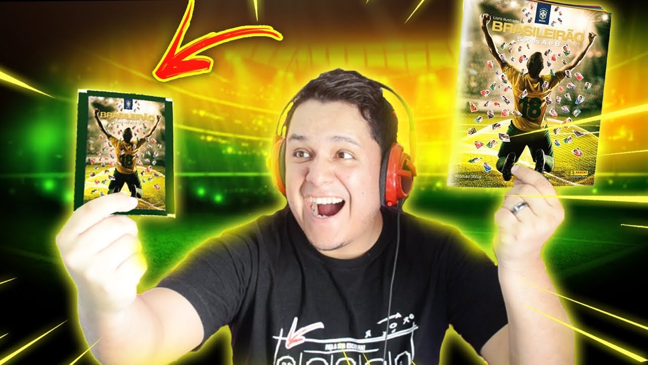ABRINDO PACOTINHOS DO BRASILEIRÃO 2018!! Álbum de FIGURINHAS do CAMPEONATO BRASILEIRO 2018!! 🔥🇧🇷