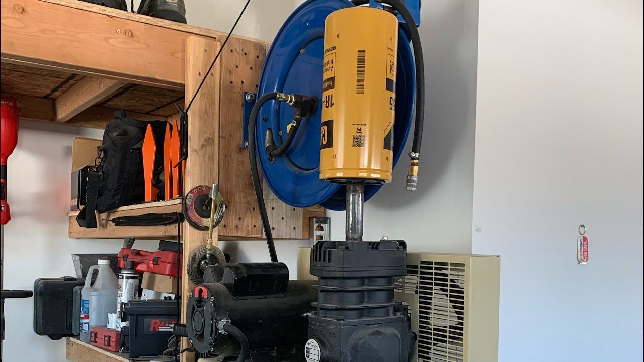 How to quiet an air compressor. Fuel filter as a silencer?!