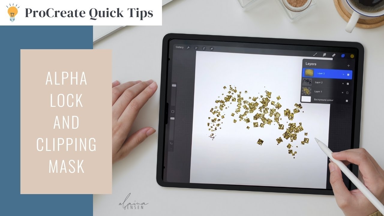 What's the difference between Alpha Lock and a Clipping Mask? | Procreate Quick Tips