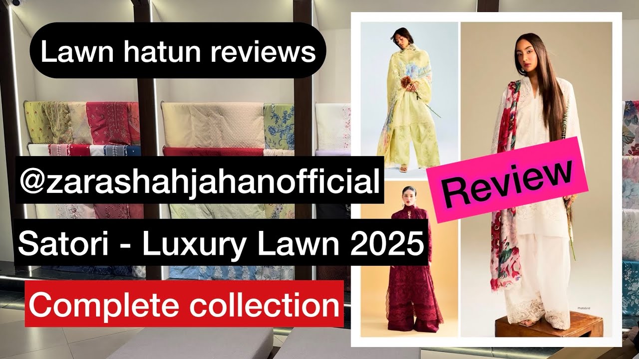 Zara shahjahan luxury lawn 2025 | lawn hatun reviews