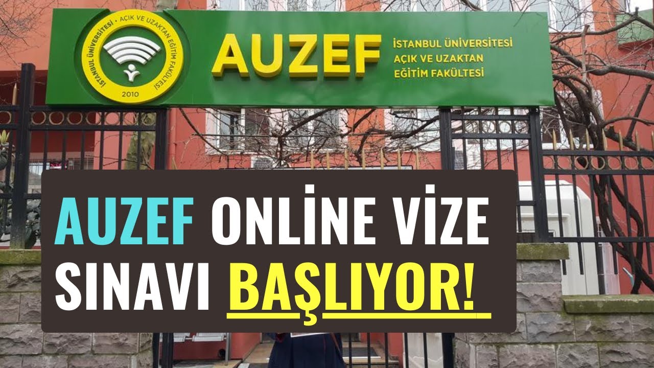 AUZEF'DE ONLİNE VİZE SINAVI BAŞLIYOR! SINAVLA İLGİLİ SON HATIRLATMALAR