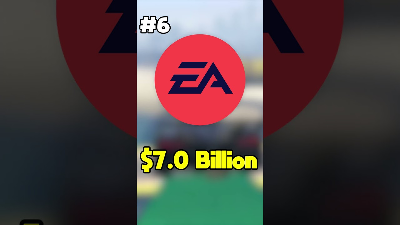 10 САМЫХ БОГАТЫХ игровых компаний💲