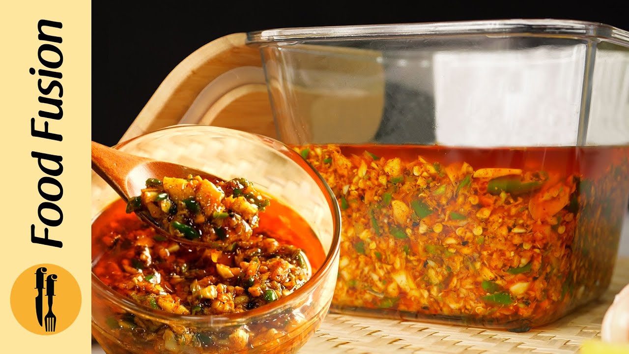 Ginger Chilli Garlic Pickle Recipe by Food Fusion