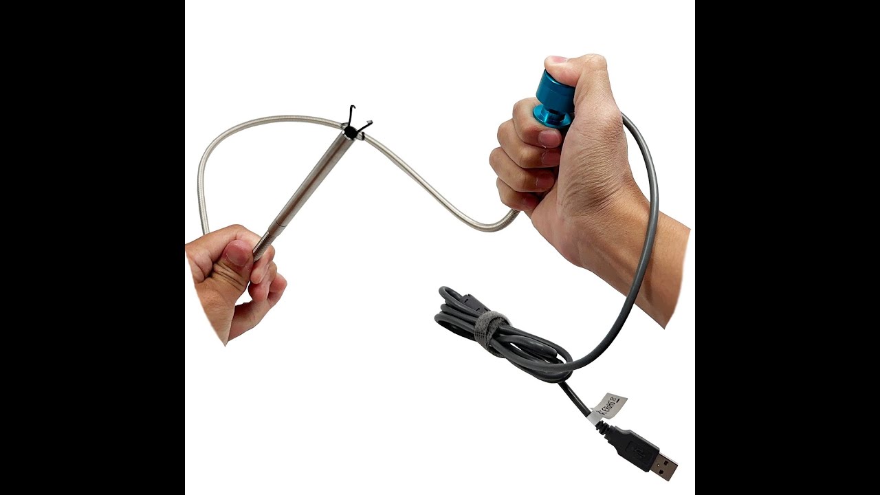 Vividia G-810 & G-810A Visual Grabber Borescope Pickup Tool Retrieving 4-Claw with HD USB Camera