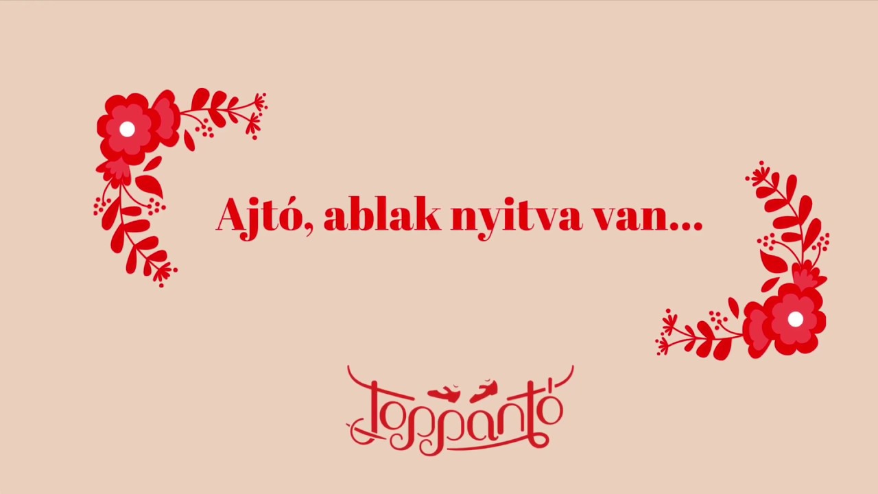 Ajt&oacute;, ablak nyitva van...