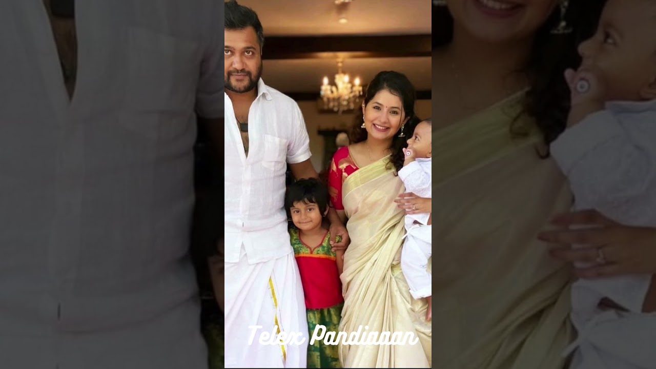 Actor Bobby Simha & wife Reshmi Menon Family photo collections #bobbysimha #reshmimenon #viral