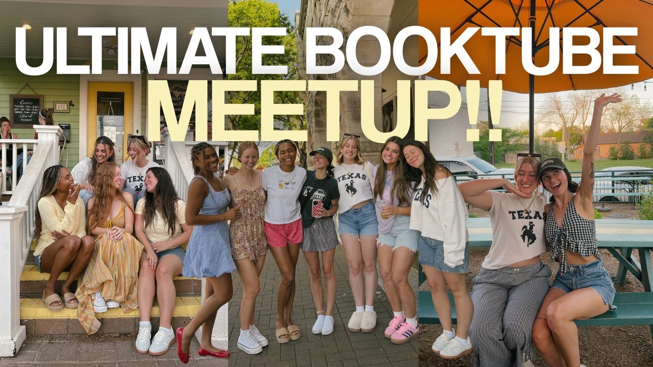 Ultimate Booktube Meetup!! 7 of us in 1 house = CHAOS..