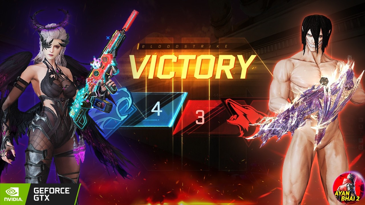 Insane 1vs4 Squadfight Challenge Gameplay in Blood Strike with Hard Lobby || No Commentary