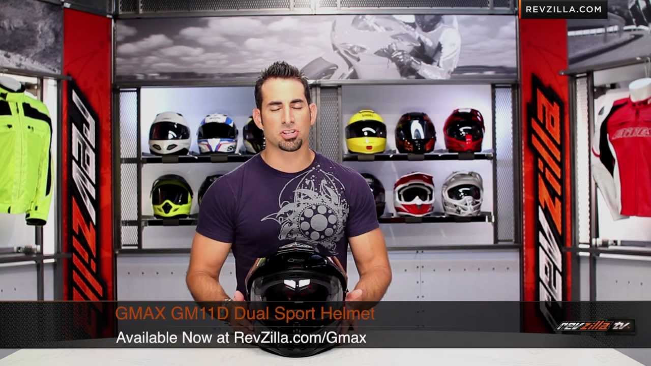 GMax GM11 Dual Sport Helmet Review at RevZilla.com
