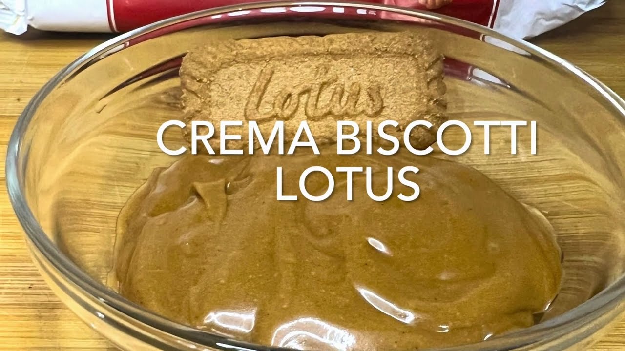 Crema di biscotti lotus😋#cucinafacile #food #volaneiperte 