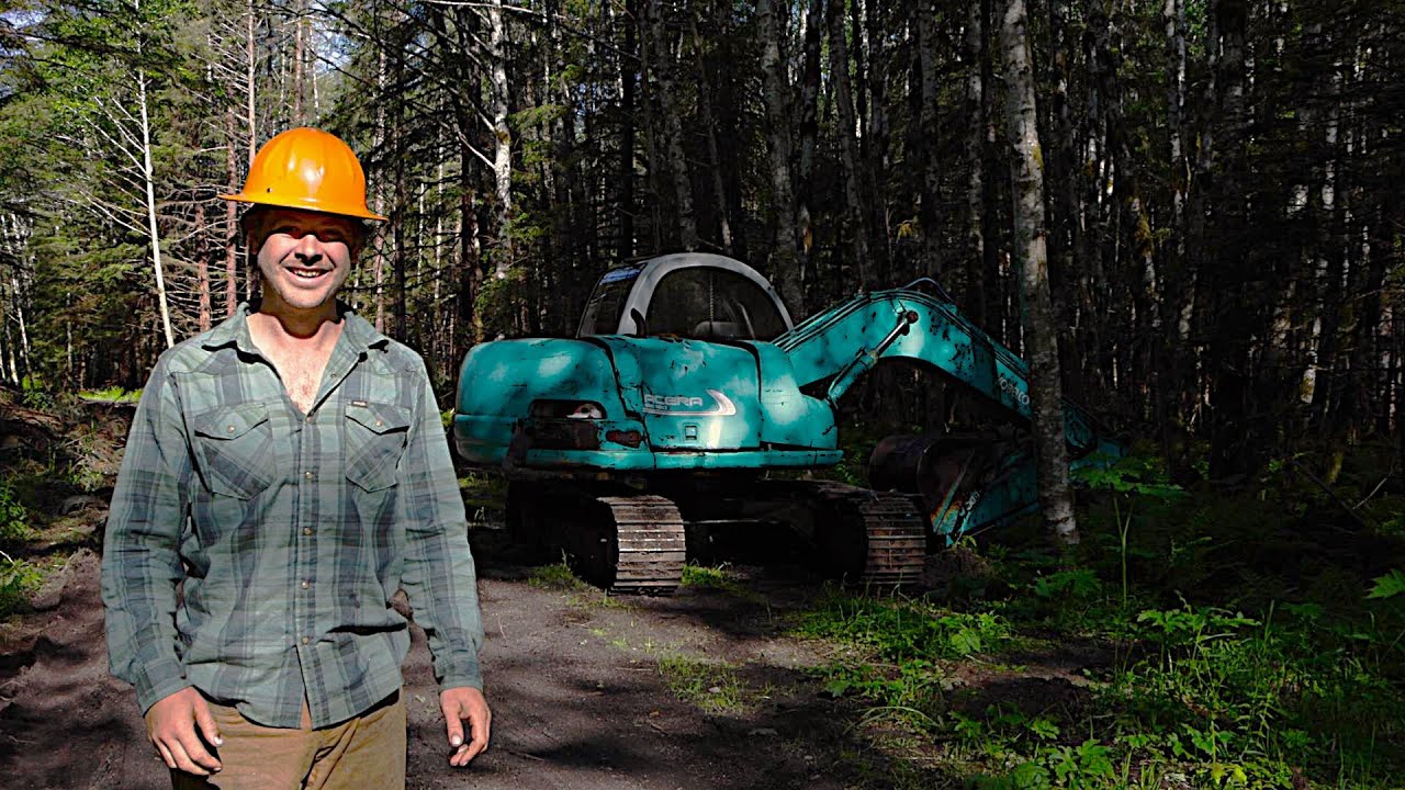 My Excavators Track Falls Off In the Woods