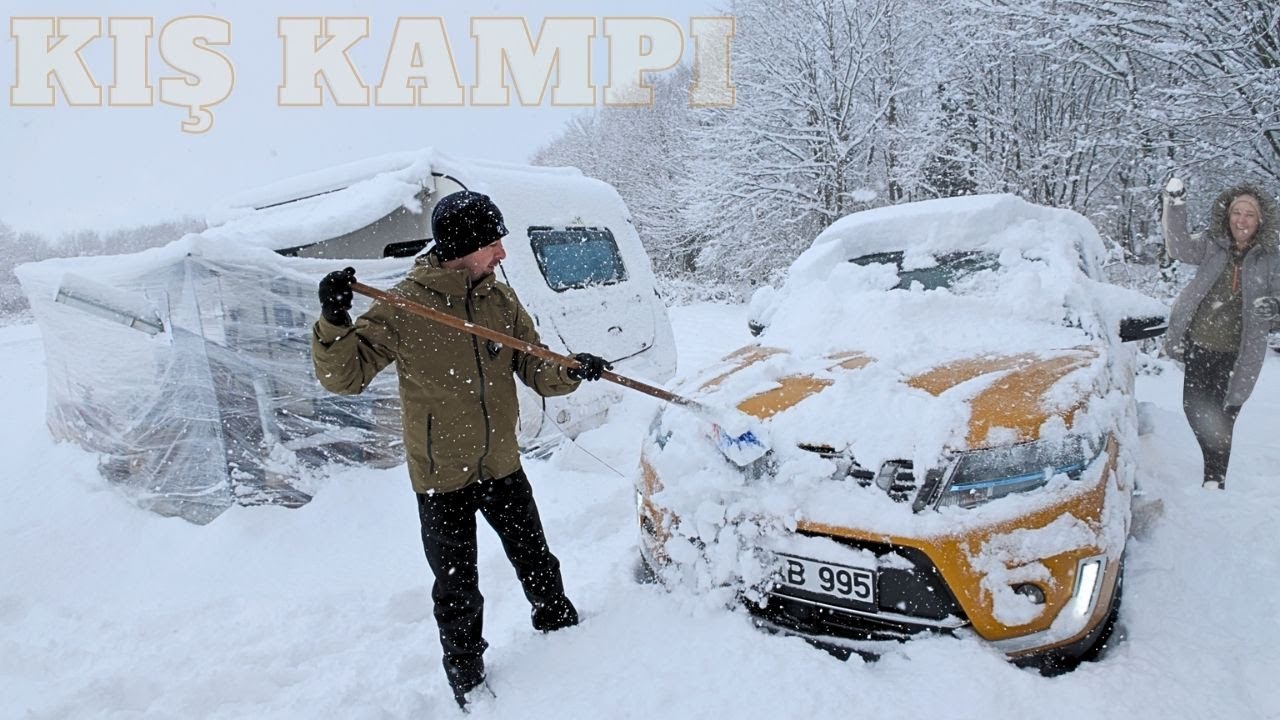 ПРИКЛЮЧЕНЧЕСКИЙ КЕМПИНГ В СИЛЬНОМ СНЕГУ