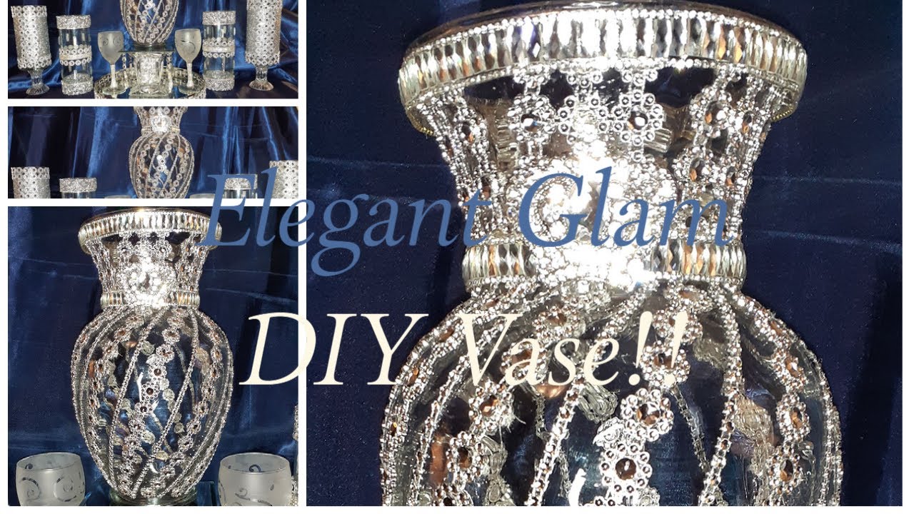 #DIYGlam Elegant High End Vase! |  Easy #GlamDIY Vase Idea for 2021!!