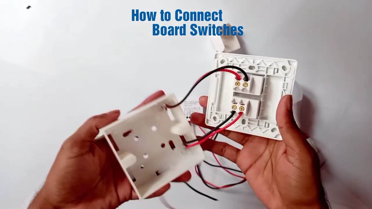 How To Do Wiring And Connection In Smart Aubess Wifi Switch 2 Gang ?
