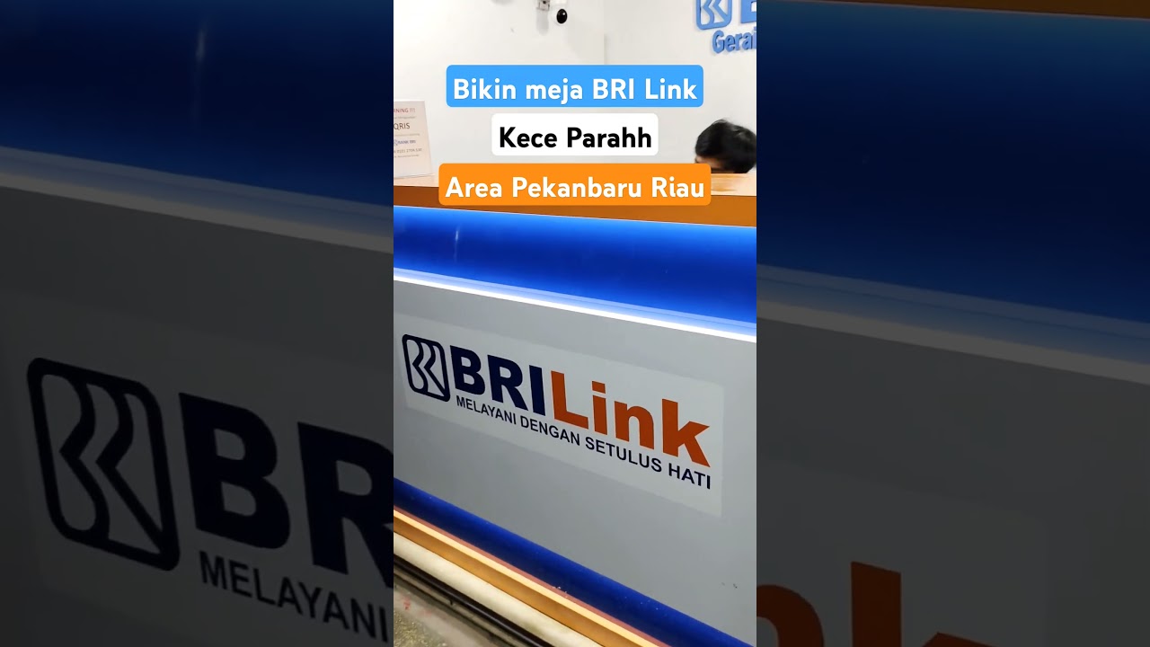 Meja BRI Link untuk usaha anda