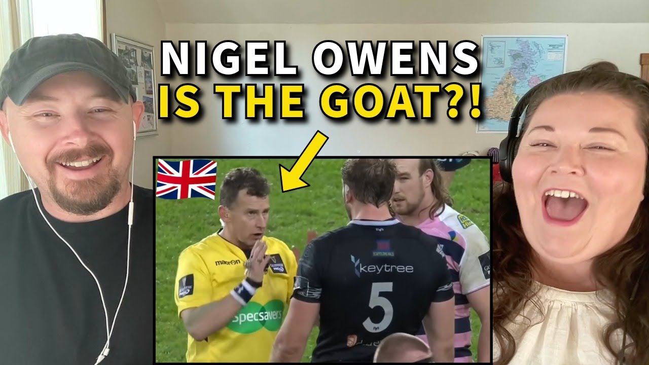 Americans React: Nigel Owens Proves Why He’s a Rugby Referee Legend