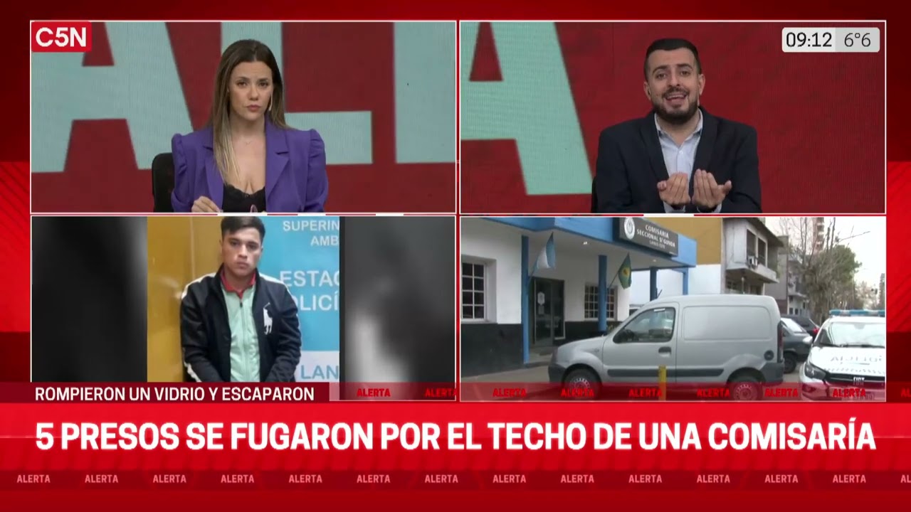 SE FUGARON 5 PRESOS de una COMISARÍA de LANÚS