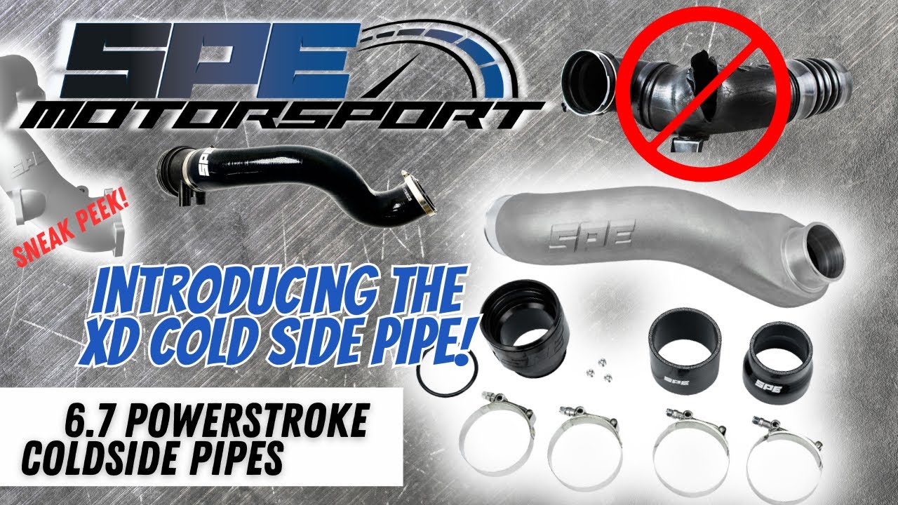 Варианты труб интеркулера с холодной стороной для SPE Motorsport 6.7 Powerstroke