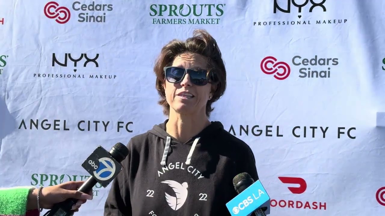 CEO & Co- Founder of Angel City FC Julie Uhrman on first day of 2026 preseason #angelcityfc
