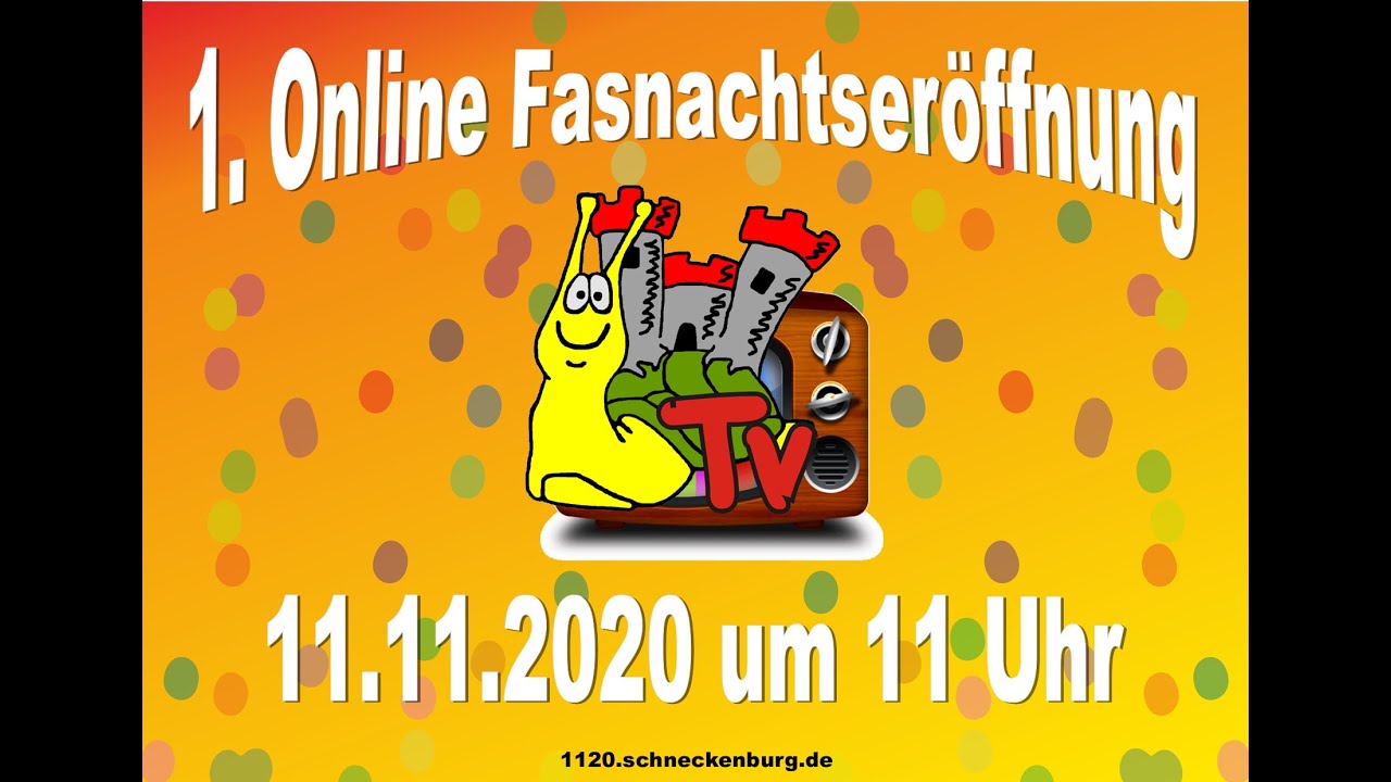 Online Fasnachtseröffnung 2020 des NV Schneckenburg e.V. Konstanz