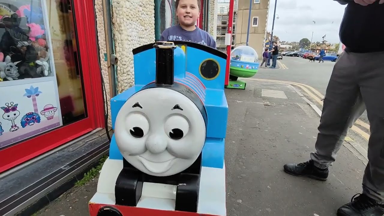 kiddie ride fun -  Barry island