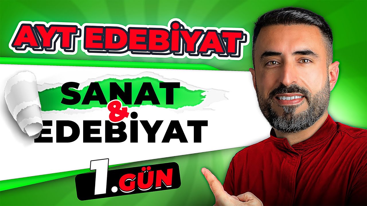 SANAT VE EDEBİYAT | 1.Gün | 📌 2026 - 59 Günde AYT Edebiyat Kampı