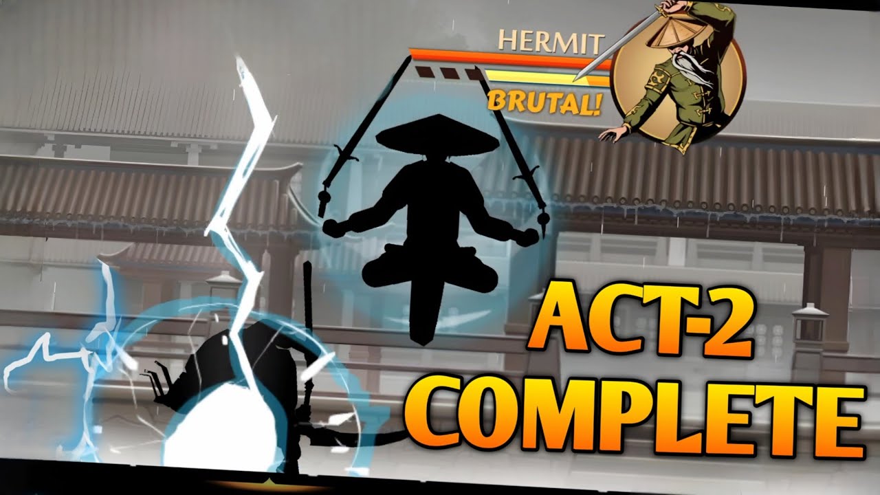 Shadow fight 2 | act-2 hermit completed| rj rock