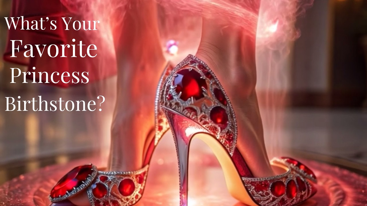 Princess Birthstone Heels  Magical ASMR Shoe Transformation  Soft Light Dreams ASMR