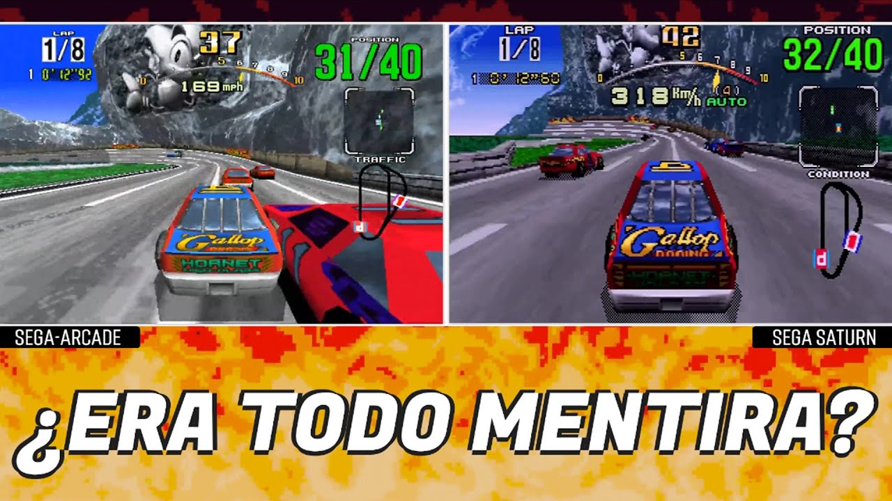 Comparativa gráfica ARCADE-SATURN - ¿Era acaso todo mentira?
