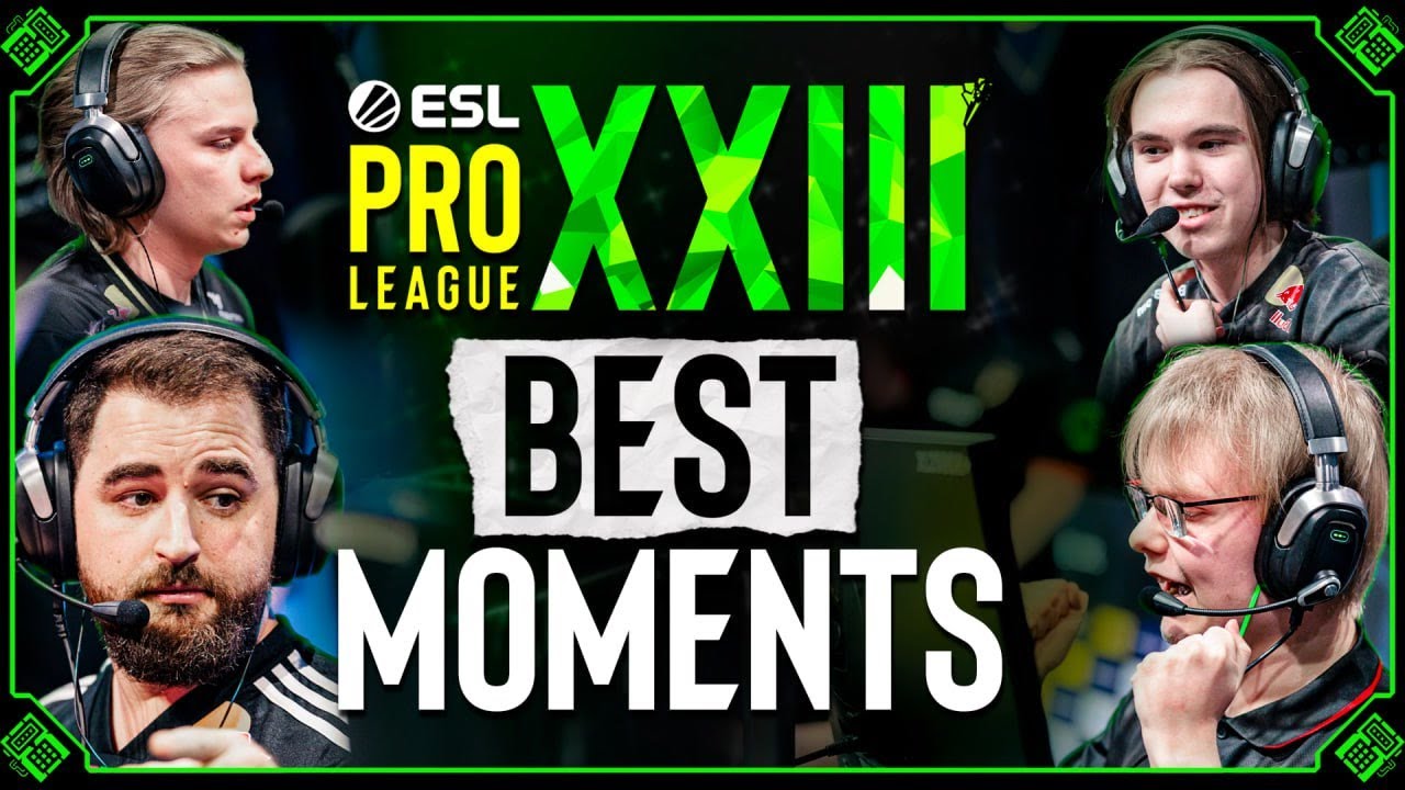 BEST MOMENTS of ESL Pro League Season 23 Stage 2