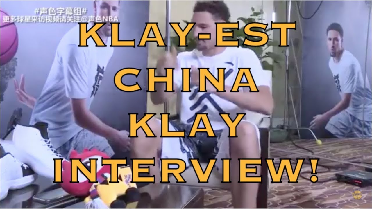 China Klay finally gives us the Klay-est interview we've been waiting for (Beijing, China)