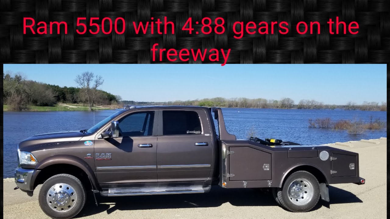 Ram 5500 с передачами 4:88 на автостраде
