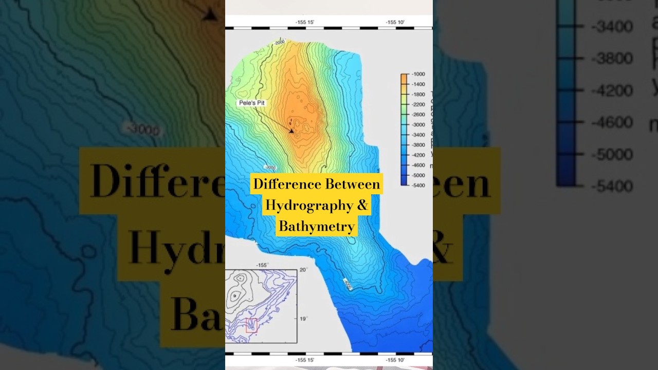 Jaka jest r&oacute;żnica między hydrografią a batymetrią?