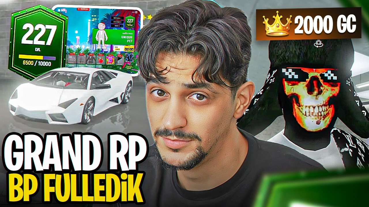 2.000 GC'LİK YENİ BATTLEPASİ FULLEDİK! | GRAND RP