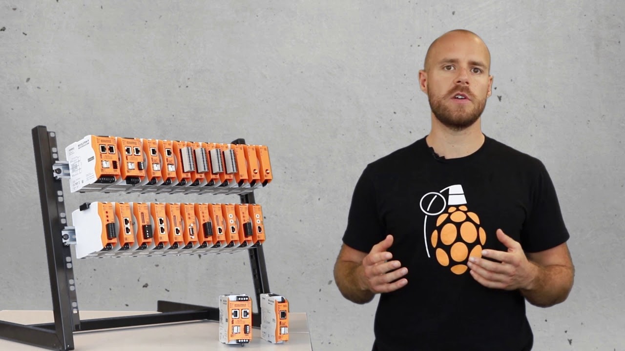 Explaining the modularity of the Revolution Pi System, a system based on the Raspberry Pi