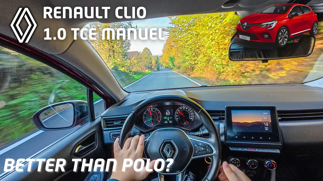 Renault Clio 1.0 TCe Manual (90HP) | POV Test Drive, Acceleration & Engine Sound [4K 60FPS]