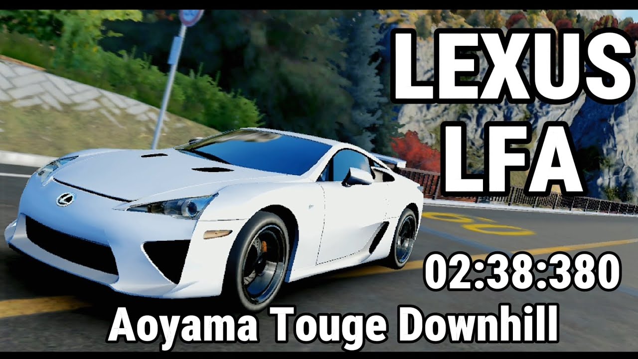[Assoluto Racing] Lexus LFA Aoyama Touge Downhill Time Attack 02:38:380