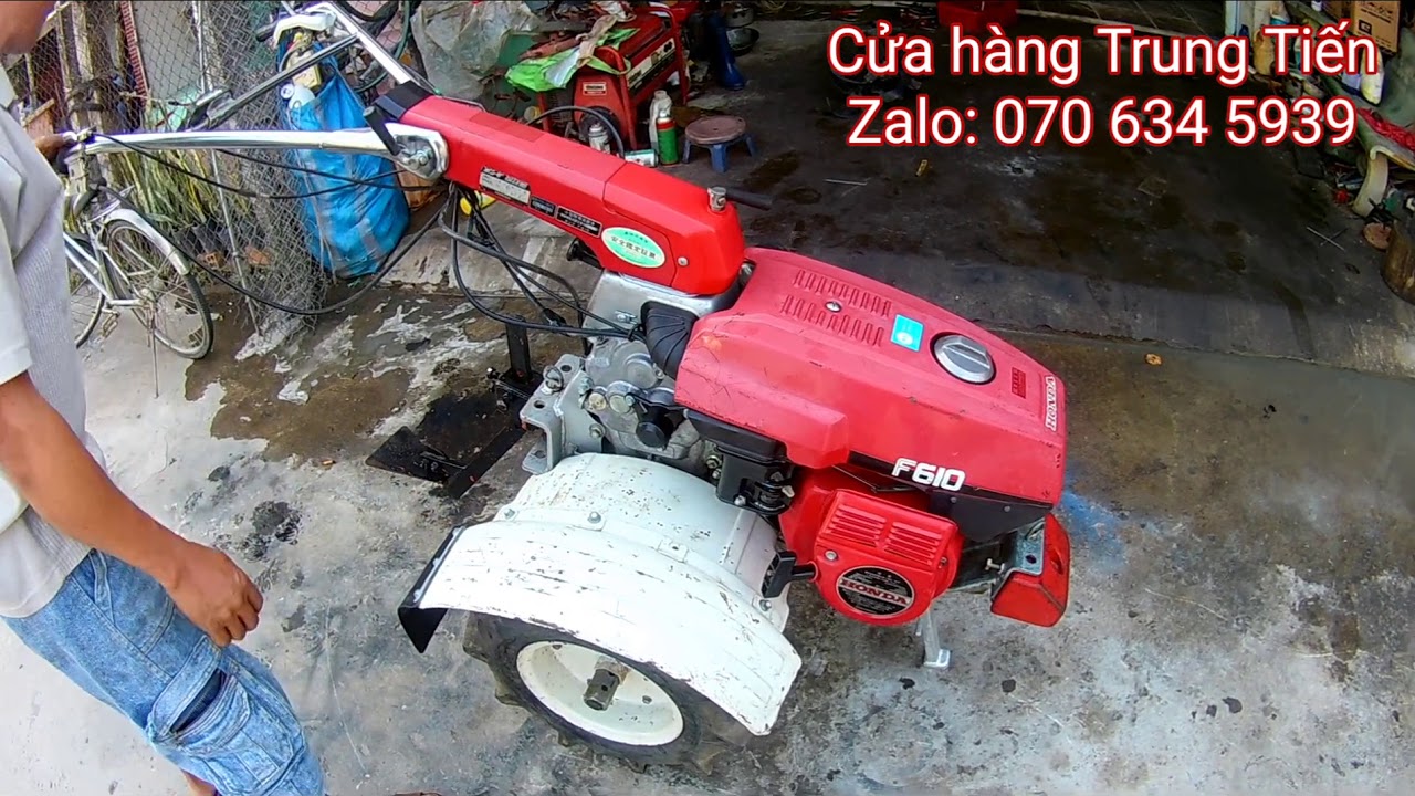 Giới thiệu rất chi tiết máy xới đất HONDA F 610 vip
