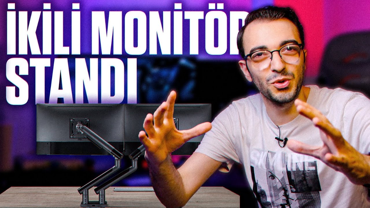 İki Monit&ouml;r ile &Ccedil;alışmak Hi&ccedil; Bu Kadar Rahat Olmamıştı - xDrive MNT-25 İkili Monit&ouml;r Standı