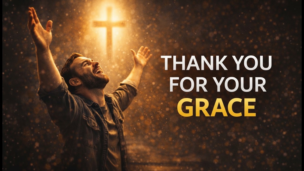 THANK YOU FOR YOUR GRACE (Official Lyric Video) | Powerful Christian Worship About the Cross