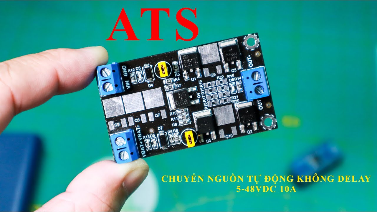 Mạch Chuyển Nguồn Tự Động - ATS 5-48VDC